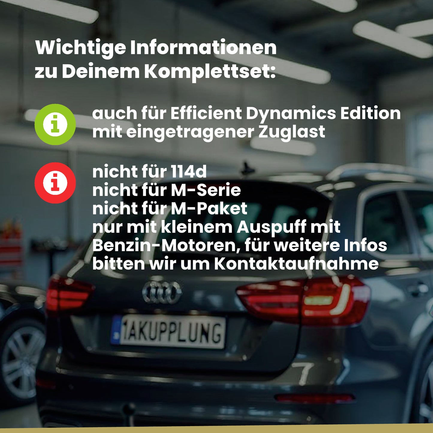 BMW 1er F20/F21 3/5-Türer (Fließheck) 03.2014-08.2019 F20 / F21 BRiNK Anhängerkupplung mit JAEGER Elektrosatz