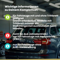 Mercedes Sprinter Bus / Kasten mit Trittstufe ab 06.2018 907 / 3665mm, 4325mm BRiNK Anhängerkupplung mit JAEGER Elektrosatz