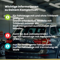 Mercedes Sprinter Bus / Kasten mit Trittstufe ab 06.2018 907 / 3665mm, 4325mm BRiNK Anhängerkupplung mit JAEGER Elektrosatz
