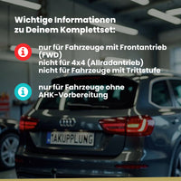 Mercedes Sprinter Bus / Kasten ohne Trittstufe ab 06.2018 907 / 3665mm, 3924mm, 4325mm BRiNK Anhängerkupplung mit JAEGER Elektrosatz