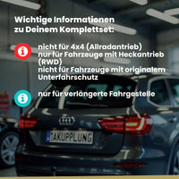 Mercedes Sprinter Pritsche 3T, 3,5T, 4,6T ab 06.2018 907, 910 / 3250mm, 3665mm, 4325mm BRiNK Anhängerkupplung mit JAEGER Elektrosatz