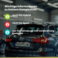 Ford Transit/Tourneo Custom Bus / Kasten 01.2013-05.2016 F3 / FY / FZ BRiNK Anhängerkupplung mit JAEGER Elektrosatz