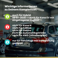 Hyundai Kona 5-Türer (SUV) 09.2019-04.2023 OS_ BRiNK Anhängerkupplung mit JAEGER Elektrosatz