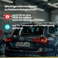 Hyundai i30 5-Türer (Fließheck) ab 06.2024 PD BRiNK Anhängerkupplung mit JAEGER Elektrosatz