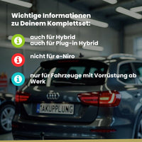 Kia Niro 5-Türer (SUV) 10.2019-03.2022 DE BRiNK Anhängerkupplung mit JAEGER Elektrosatz
