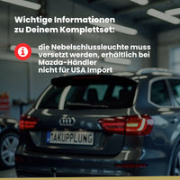 Mazda 5 5-Türer (Kompaktvan) 06.2005-01.2008 CR BRiNK Anhängerkupplung mit JAEGER Elektrosatz
