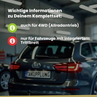 Nissan Navara mit Trittstoßstange 04.2010-12.2015 BRiNK Anhängerkupplung mit JAEGER Elektrosatz