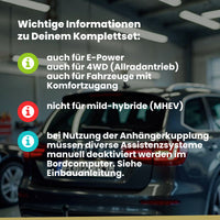 Nissan X-Trail 5-Türer (SUV) ab 09.2022 T33 BRiNK Anhängerkupplung mit JAEGER Elektrosatz