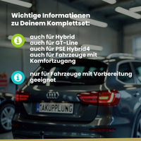 Peugeot 508 SW 5-Türer (Kombi) ab 01.2019 F4 / FC / FJ BRiNK Anhängerkupplung mit JAEGER Elektrosatz