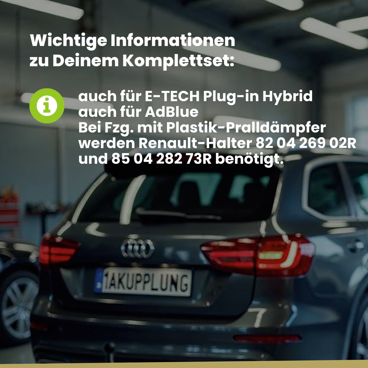 Renault Captur 5-Türer (Mini-SUV) 12.2019-06.2024 HF Westfalia-Automotive mit JAEGER Elektrosatz