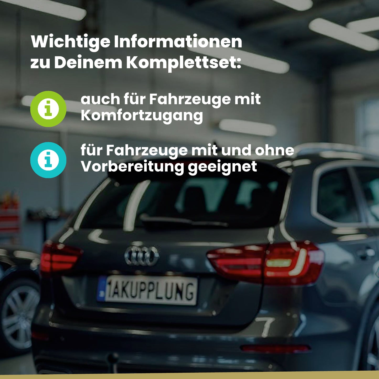 Seat Tarraco 5-Türer (SUV) ab 01.2019 KN2 BRiNK Anhängerkupplung mit JAEGER Elektrosatz