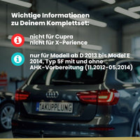 Seat Leon ST 5-Türer (Kombi) 10.2013-10.2019 5F8 BRiNK Anhängerkupplung mit JAEGER Elektrosatz