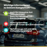 Skoda Superb 4/5-Türer (Limo & Kombi) ab 06.2015 3V BRiNK Anhängerkupplung mit JAEGER Elektrosatz