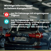 Tesla Model Y 5-Türer (Kombilimousine) 08.2021-04.2024 5YJY BRiNK Anhängerkupplung mit JAEGER Elektrosatz