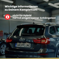 Toyota Auris Touring Sports 5-Türer (Kombi) 07.2013-12.2018 E18 BRiNK Anhängerkupplung mit JAEGER Elektrosatz