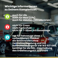 VW Caddy III Kombi / Kasten 02.2004-06.2015 2K_ BRiNK Anhängerkupplung mit JAEGER Elektrosatz