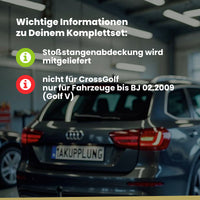 VW Golf Plus 5-Türer (Fließheck) 03.2005-02.2009 1K, 5M1, 521 BRiNK Anhängerkupplung mit JAEGER Elektrosatz