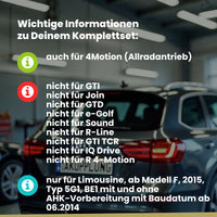 VW Golf VII Fließheck 3/5-Türer (Fließheck) 06.2014-12.2019 5G1 BRiNK Anhängerkupplung mit JAEGER Elektrosatz