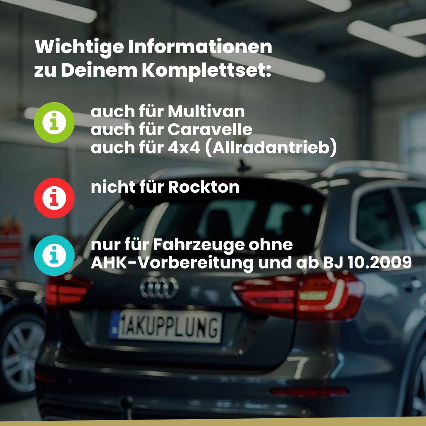 VW T5 / T6 Bus / Kasten 10.2009-10.2019 7H_ / 7E_ BRiNK Anhängerkupplung mit JAEGER Elektrosatz