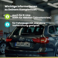 VW T-Roc 5-Türer (SUV) ab 08.2017 A1 BRiNK Anhängerkupplung mit JAEGER Elektrosatz