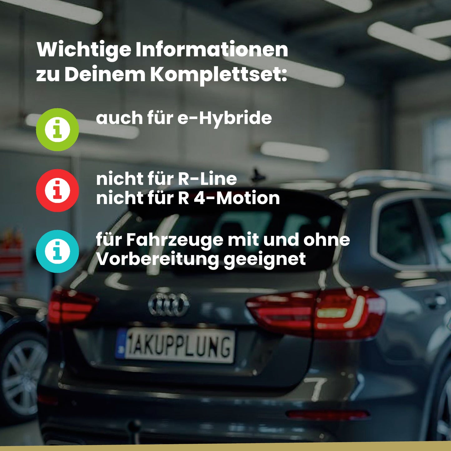 VW Golf VIII Fließheck 3/5-Türer (Fließheck) ab 12.2019 CB1 / CD1 BRiNK Anhängerkupplung mit JAEGER Elektrosatz