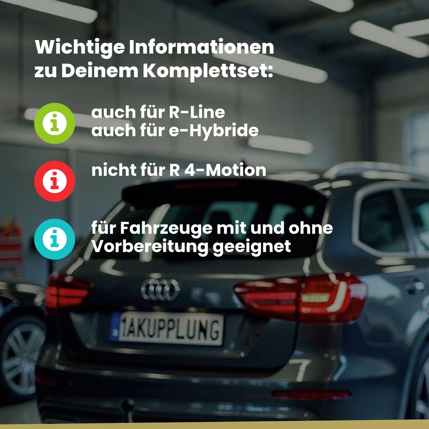VW Golf VIII Fließheck 3/5-Türer (Fließheck) ab 12.2019 CB1 / CD1 BRiNK Anhängerkupplung mit JAEGER Elektrosatz