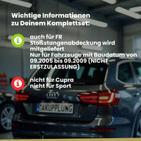 Seat Leon Fließheck 5-Türer (Fließheck) 09.2005-09.2009 1P BRiNK Anhängerkupplung mit JAEGER Elektrosatz