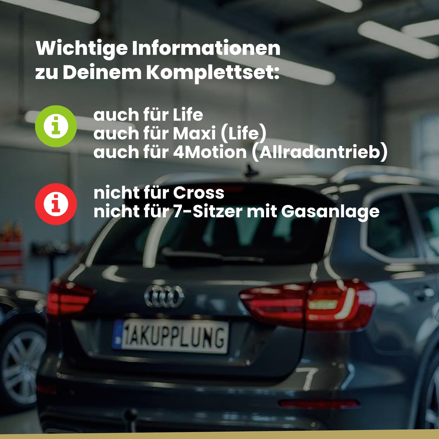 VW Caddy III Kombi / Kasten 02.2004-06.2015 2K_ BRiNK Anhängerkupplung mit JAEGER Elektrosatz