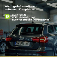 VW Caddy III Kombi / Kasten 02.2004-06.2015 2K_ BRiNK Anhängerkupplung mit JAEGER Elektrosatz