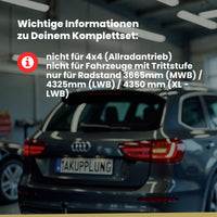 VW Crafter Bus / Kasten ohne Trittstufe 04.2006-12.2016 2E_ BRiNK Anhängerkupplung mit JAEGER Elektrosatz