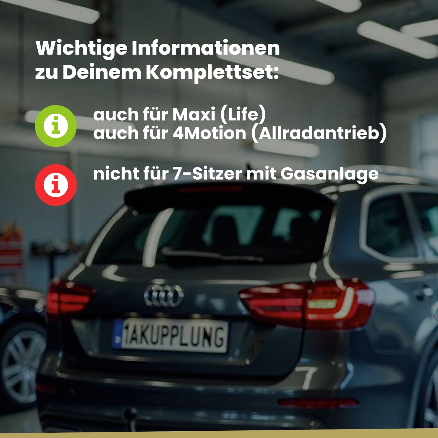 VW Caddy IV Kombi / Kasten 06.2015-08.2020 SA_ BRiNK Anhängerkupplung mit JAEGER Elektrosatz