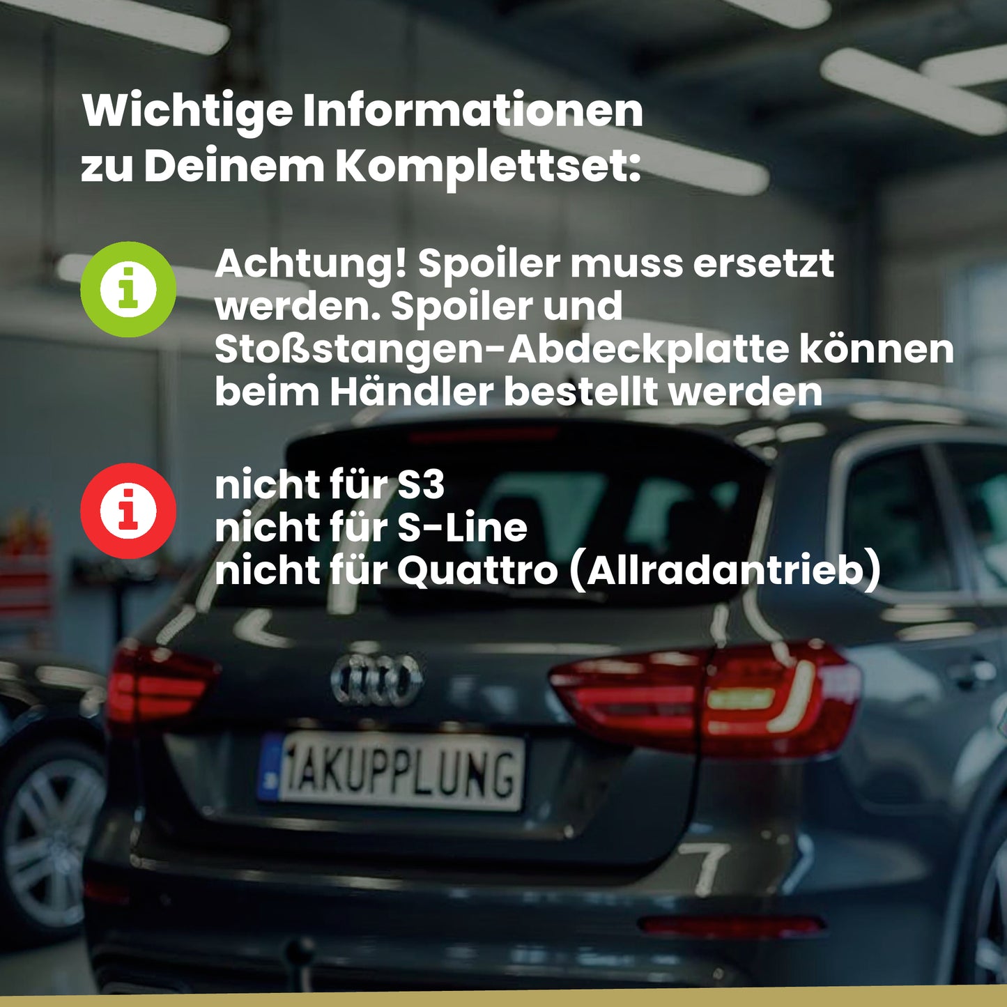 Audi A3 3-Türer (Fließheck) 08.2012-06.2016 8V1 BRiNK Anhängerkupplung mit JAEGER Elektrosatz