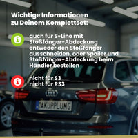 Audi A3 4-Türer (Limousine) 09.2013-06.2016 8VS BRiNK Anhängerkupplung mit JAEGER Elektrosatz
