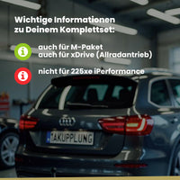 BMW 2er F45 Active Tourer 5-Türer (Kompaktvan) 09.2014-10.2021 F45 BRiNK Anhängerkupplung mit JAEGER Elektrosatz