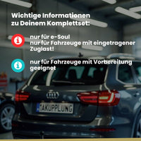 Kia e-Soul 5-Türer (Steilheck) ab 11.2020 SK3 BRiNK Anhängerkupplung mit JAEGER Elektrosatz
