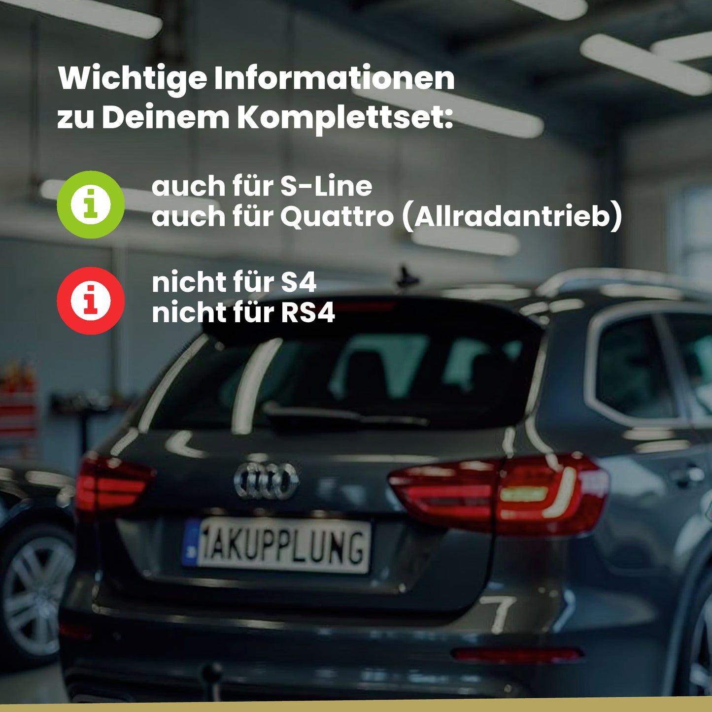 Audi A4 B7 5-Türer (Avant) 11.2004-03.2008 8ED BRiNK Anhängerkupplung mit JAEGER Elektrosatz