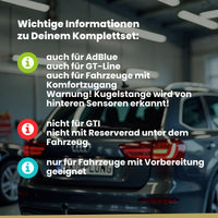 Peugeot 5008 II 5-Türer (Kompaktvan) 06.2017-07.2024 M - ohne Reserverad BRiNK Anhängerkupplung mit JAEGER Elektrosatz