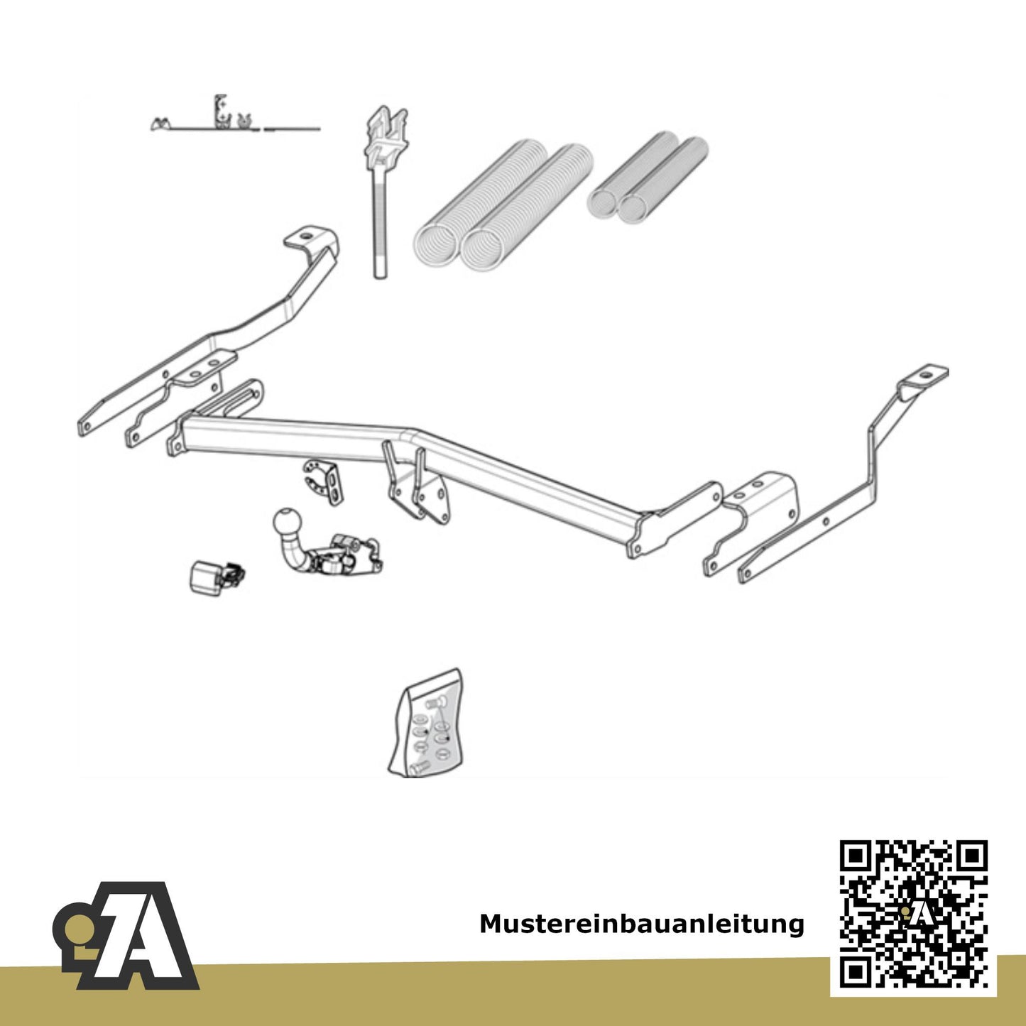 Renault Trafic Bus / Kasten ab 03.2021 JG / FG BRiNK Anhängerkupplung mit JAEGER Elektrosatz