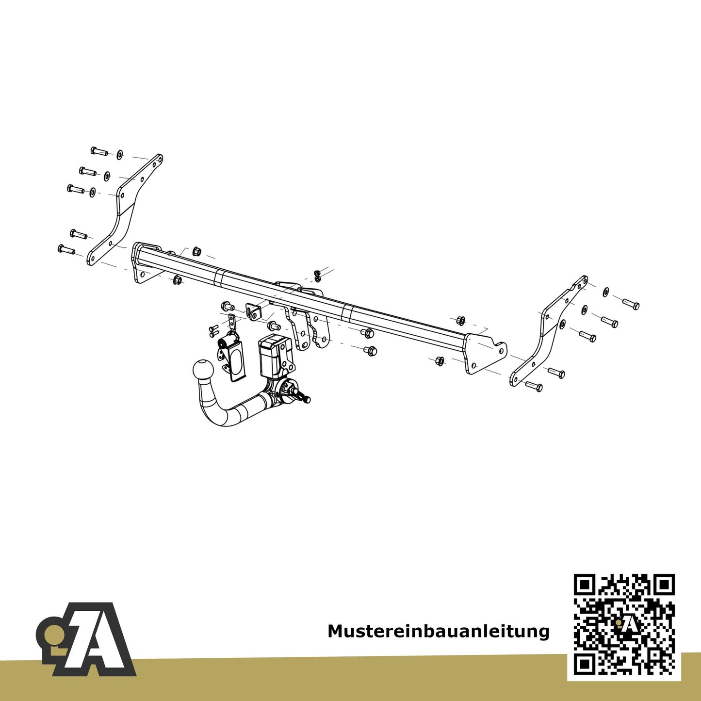 Renault Espace VI 5-Türer (Kompaktvan) ab 05.2023 RHN BRiNK Anhängerkupplung mit JAEGER Elektrosatz