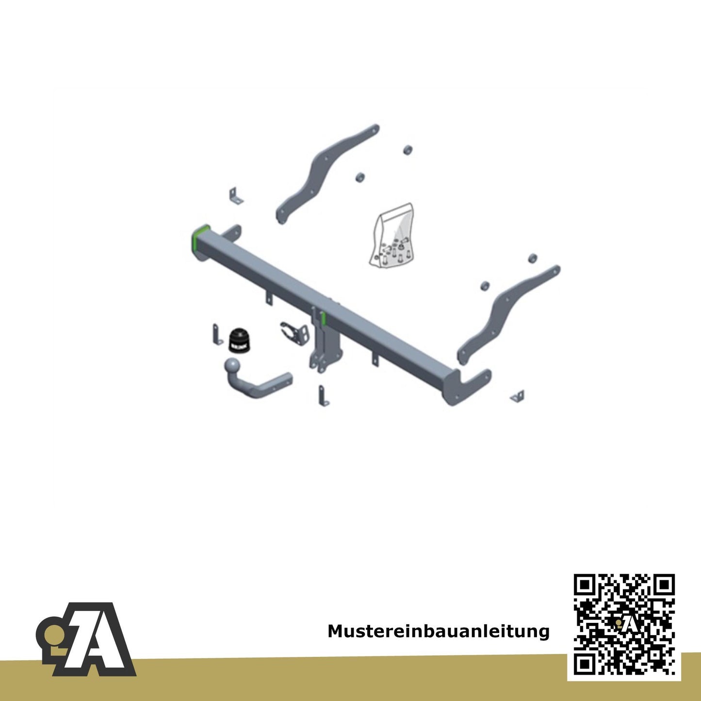 Renault Symbioz 5-Türer (SUV) ab 09.2024 - BRiNK Anhängerkupplung mit JAEGER Elektrosatz