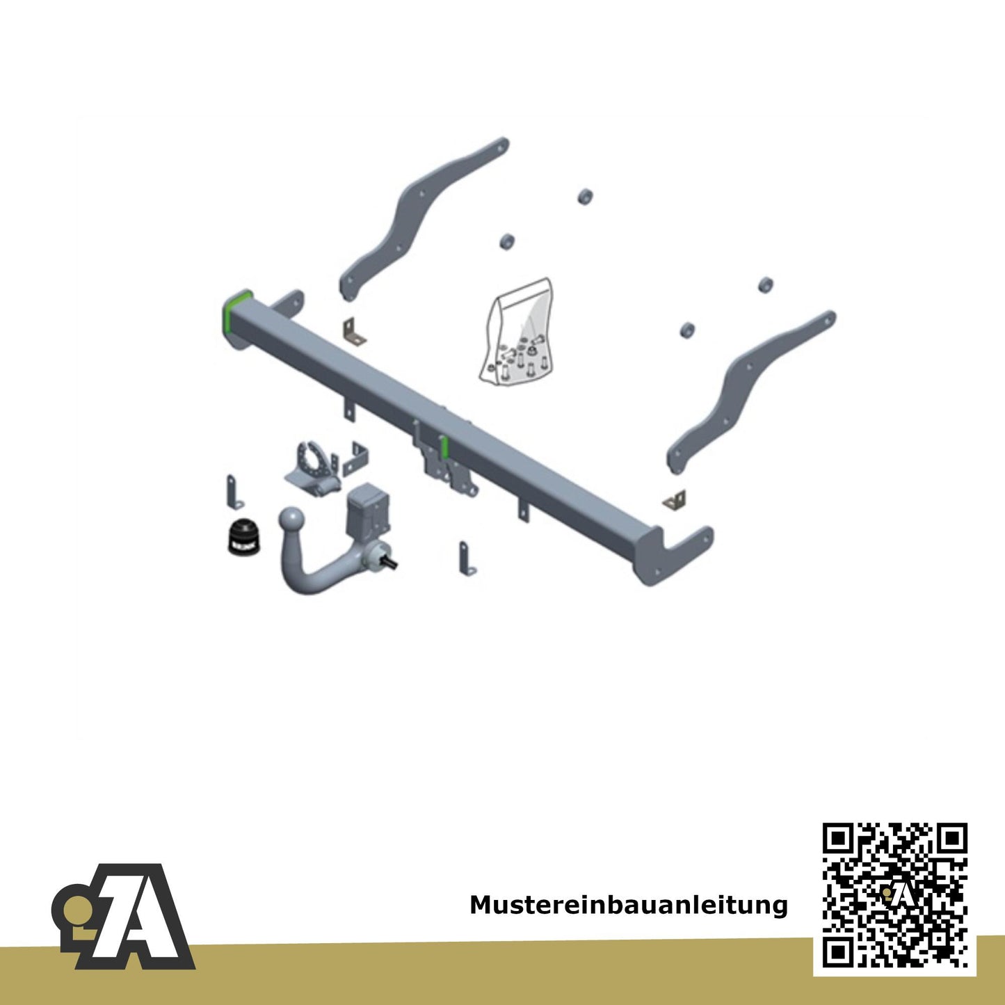 Renault Symbioz 5-Türer (SUV) ab 09.2024 - BRiNK Anhängerkupplung mit JAEGER Elektrosatz