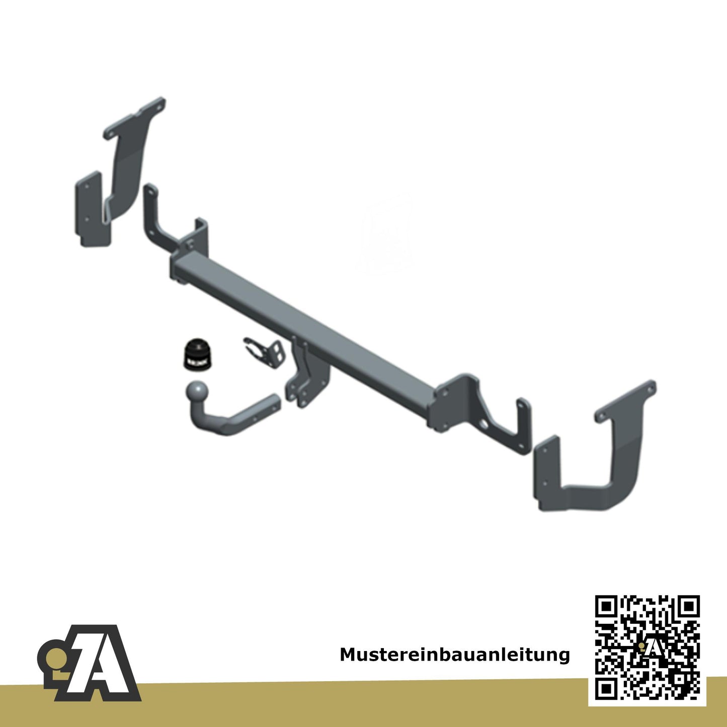 Toyota Proace Bus / Kasten ab 02.2016 MDZ / MPY BRiNK Anhängerkupplung mit JAEGER Elektrosatz