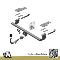 Fiat Sedici (4WD) 5-Türer (Kompakt-SUV) 06.2006-10.2014 FY BRiNK Anhängerkupplung mit JAEGER Elektrosatz