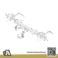 VW Caddy V Kombi / Kasten ab 12.2020 SBB / SBJ BRiNK Anhängerkupplung mit JAEGER Elektrosatz