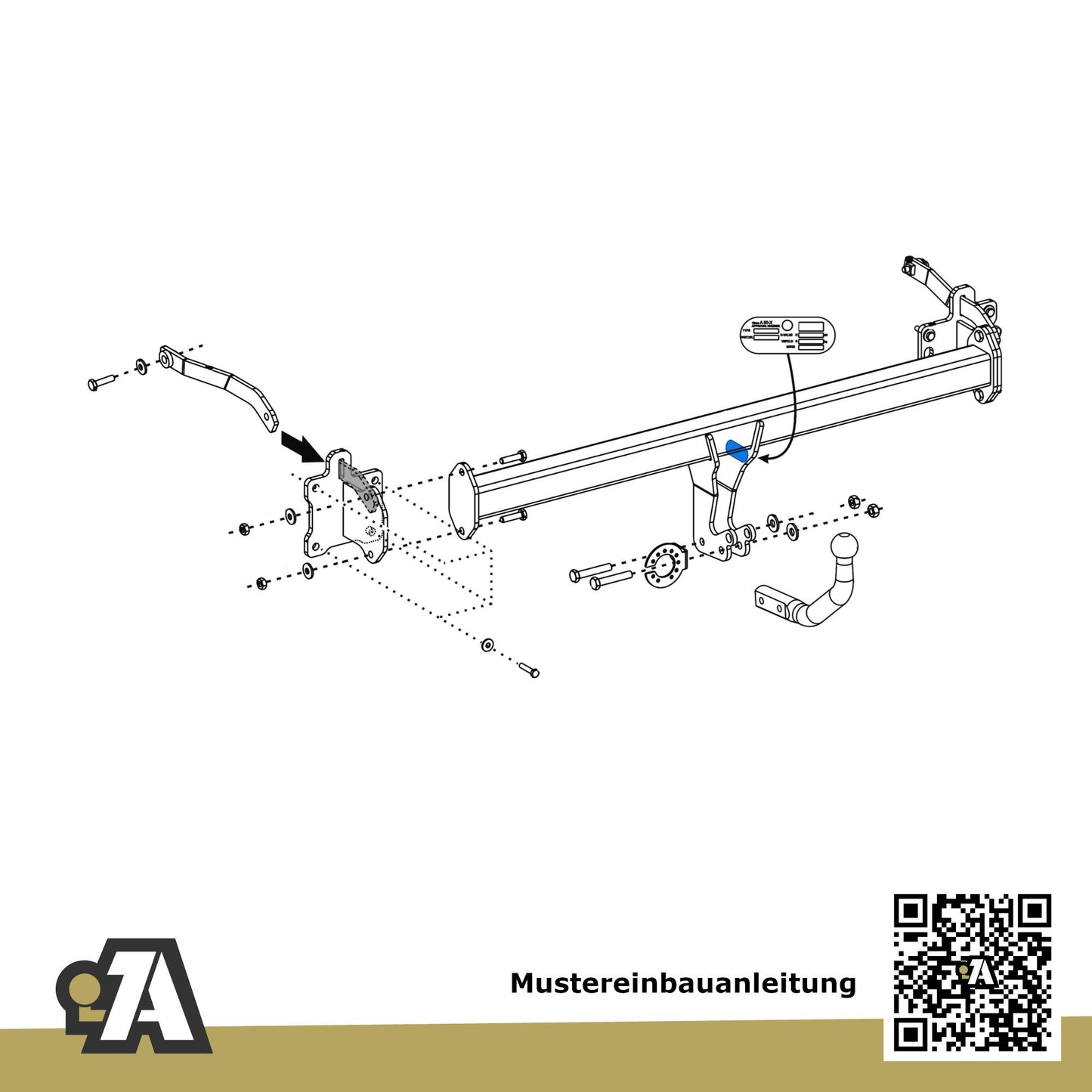 Citroen C5 Aircross 5-Türer (Kombi) ab 09.2020 A ORIS Anhängerkupplung mit JAEGER Elektrosatz