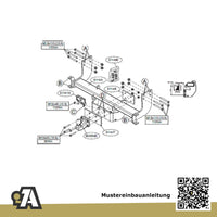 Mercedes Sprinter Pritsche 5T 04.2006-05.2018 906 / Doppelbereifung BRiNK Anhängerkupplung mit JAEGER Elektrosatz