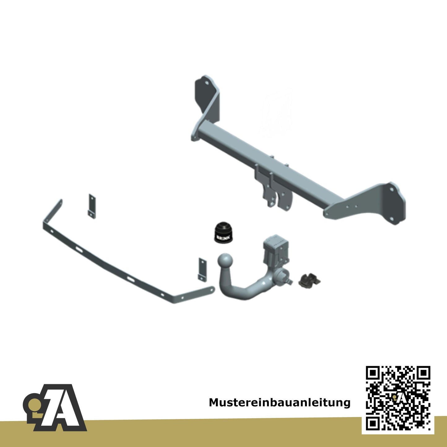 BMW 3er F34 Gran Turismo 5-Türer (Kombilimousine) 03.2014-09.2020 F34 GT BRiNK Anhängerkupplung mit JAEGER Elektrosatz