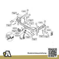 Opel Meriva 5-Türer (Minivan) 06.2010-08.2017 B - S10 BRiNK Anhängerkupplung mit JAEGER Elektrosatz