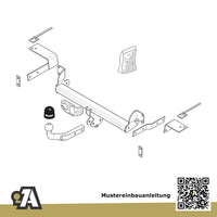 Fiat 500 3-Türer (Fließheck) ab 07.2015 312 BRiNK Anhängerkupplung mit JAEGER Elektrosatz