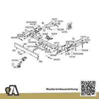 Mercedes C-Klasse 5-Türer (Kombi) 06.2000-09.2007 S203 BRiNK Anhängerkupplung mit JAEGER Elektrosatz